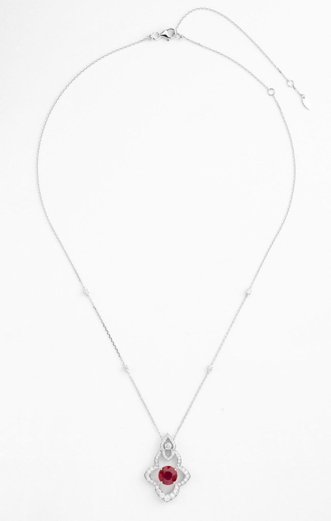 Art Deco Ruby Necklace